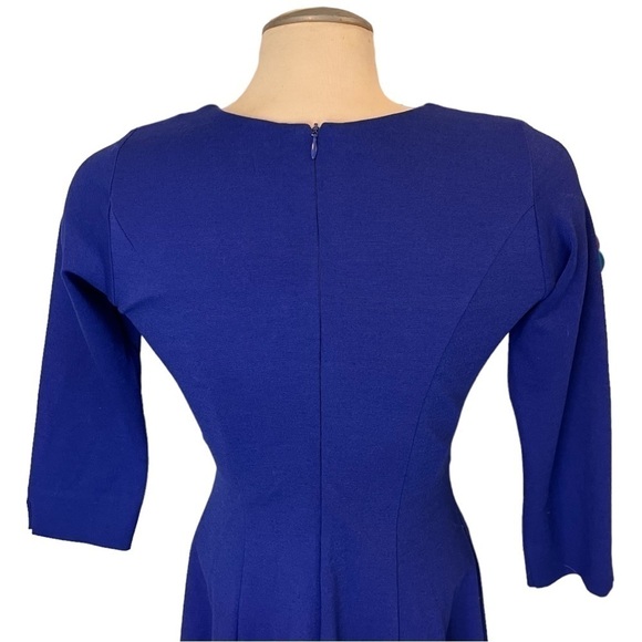 Amanda Uprichard (Revolve/Anthropologie) Fit & Flare Dress in Ultra Blue - Picture 13 of 15